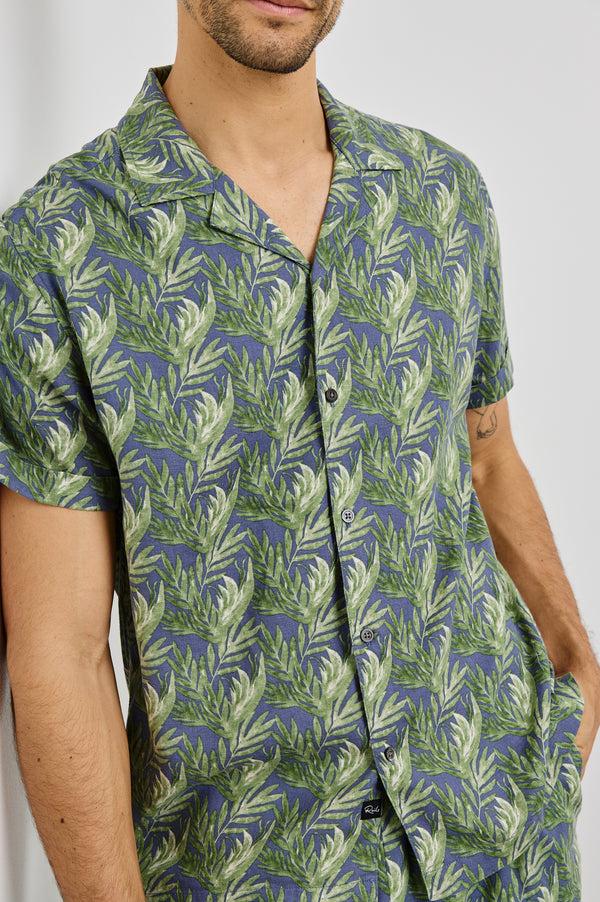 rails Atlas shirt Slate Seaweed