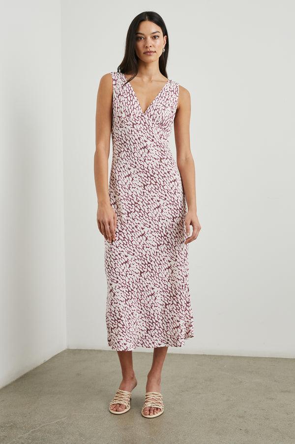 Rails Audrina Dress Pink Static Leopard