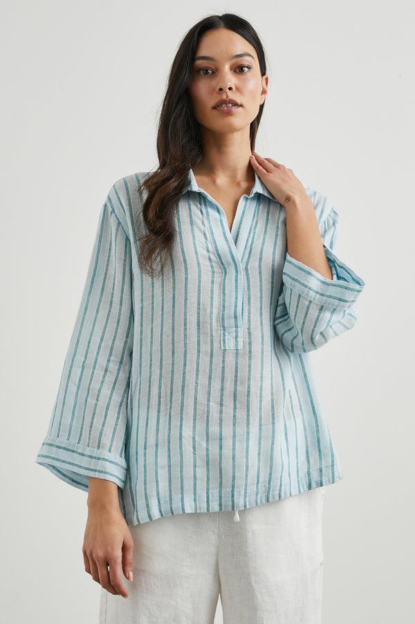 Rails Banks Top Cambria Stripe