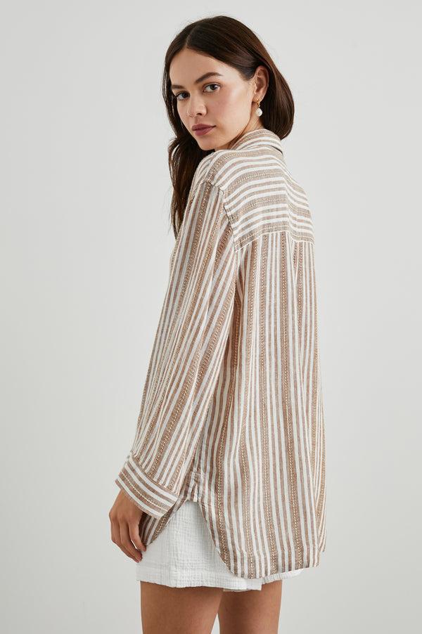 Rails Banks Top Palo Santo Stripe
