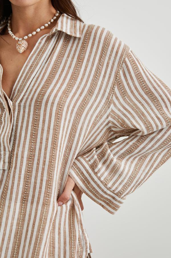 rails Banks top Palo Santo Stripe