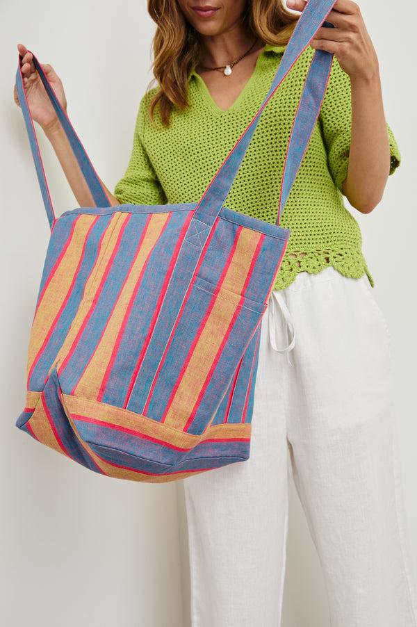 Rails Beach Tote Rio Stripe