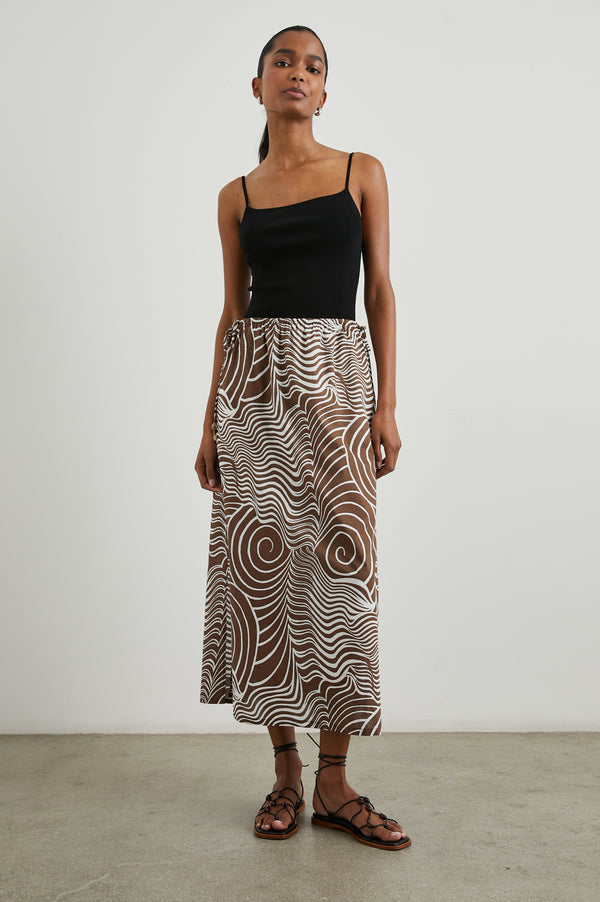 Rails Beech Skirt Swirls