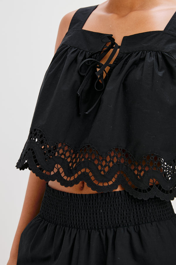 rails Blythe top Black