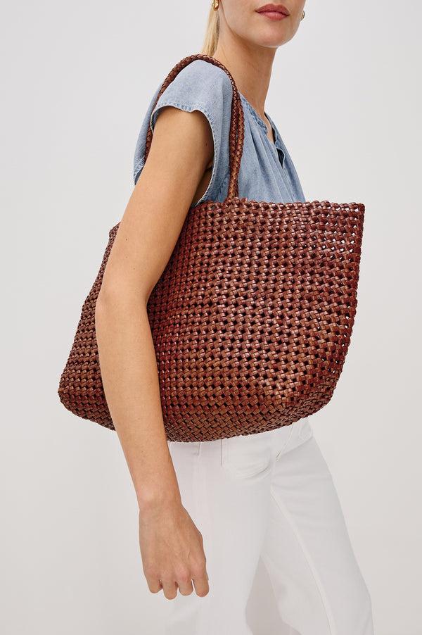 rails Brava tote Cognac