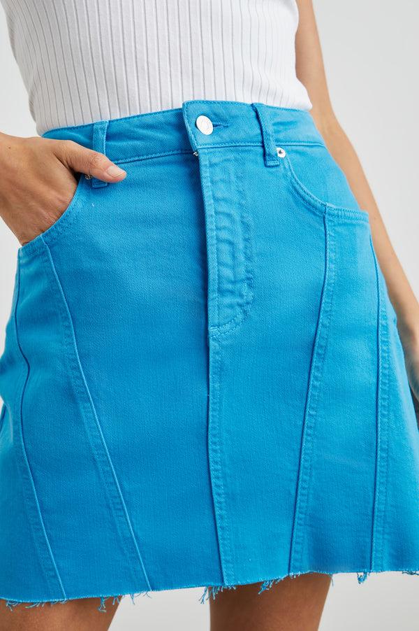 rails Brentwood skirt Aquarius Raw Hem