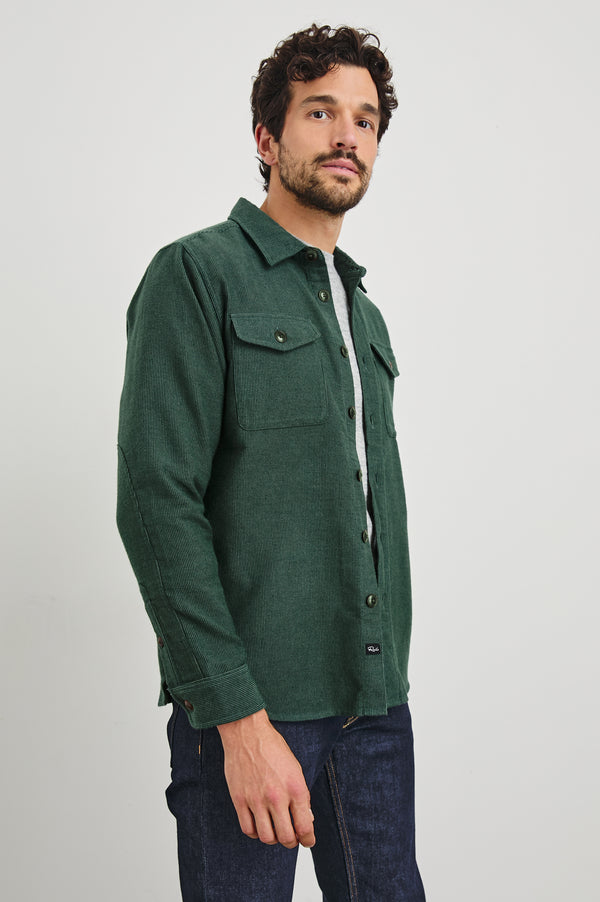 Rails Burr Shirt Jacket Creeping Vine