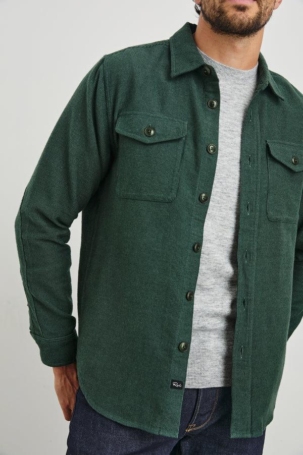 rails Burr shirt jacket Creeping Vine