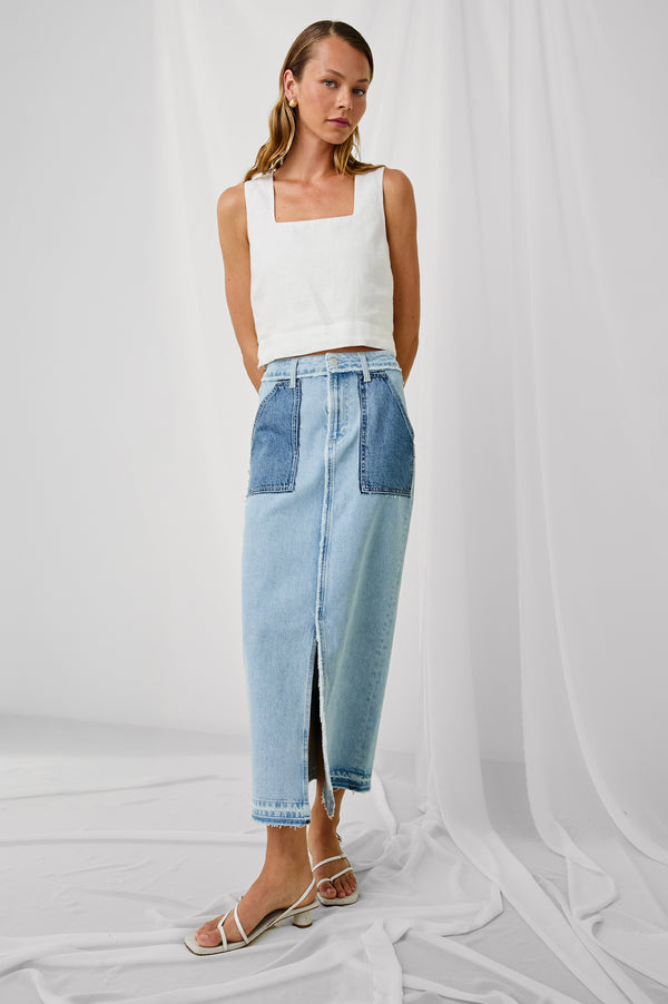 Rails Calabasas Skirt Tattered Patchwork