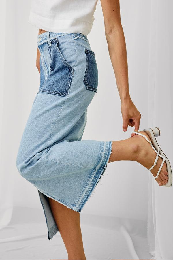 rails Calabasas skirt Tattered Patchwork