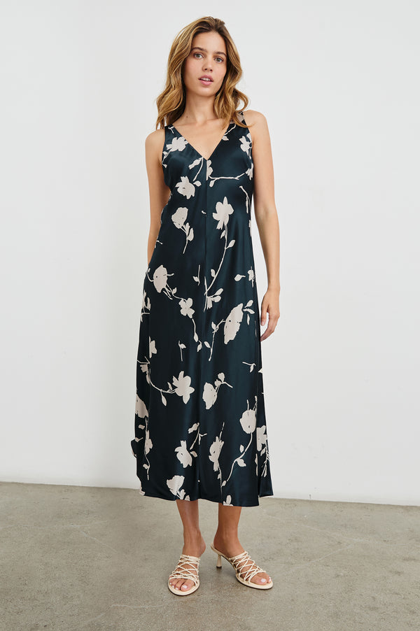 Rails Camellia Dress Midnight Roses