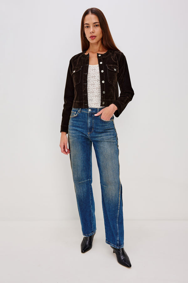 Rails Capistrano Jacket Chocolate Flocking