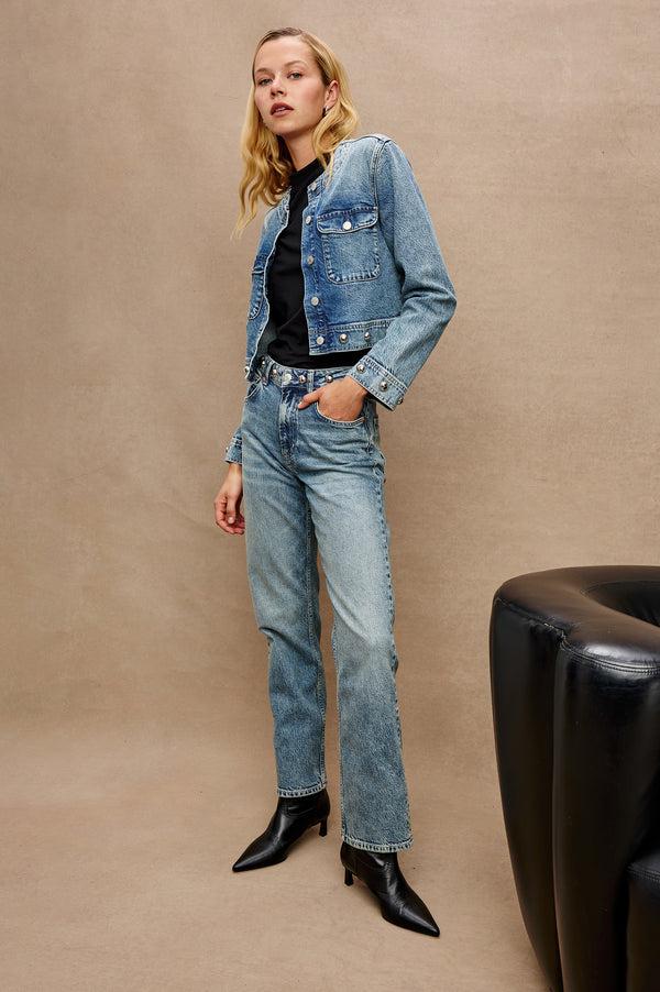 Rails Capistrano Jacket Desert Sky Studded