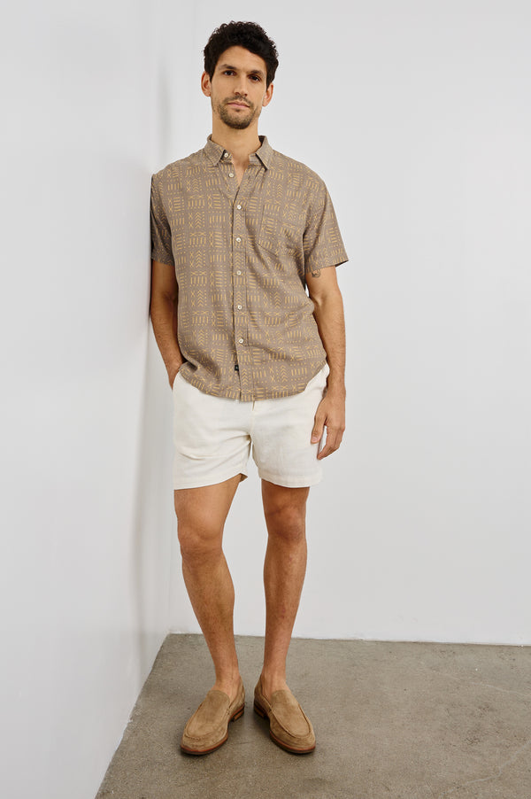 Rails Carson Shirt Bali Batik Brown