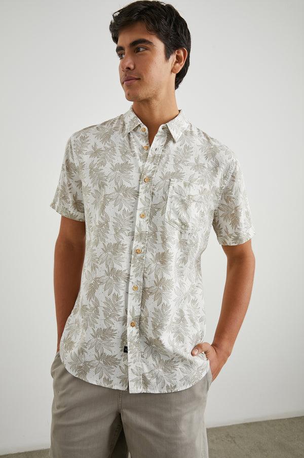 Rails Carson Shirt Dotted Fronds Seneca
