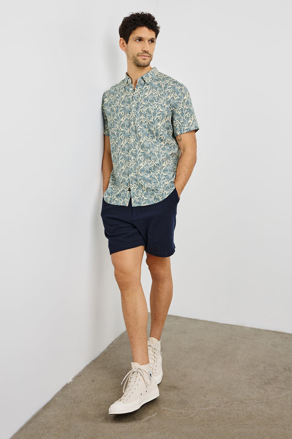 Rails Carson Shirt Ecru Banana Leaf