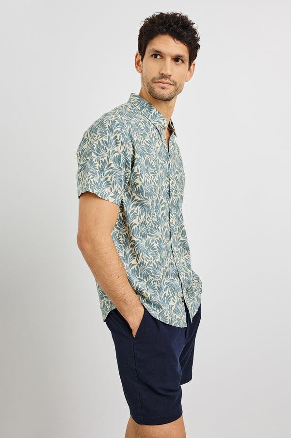 Rails Carson Shirt Ecru Banana Leaf