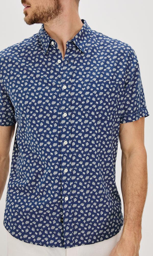 rails Carson shirt Nervous Leaf Blue