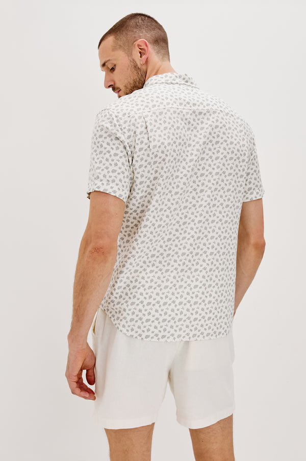 Rails Carson Shirt Nervous Leaf White
