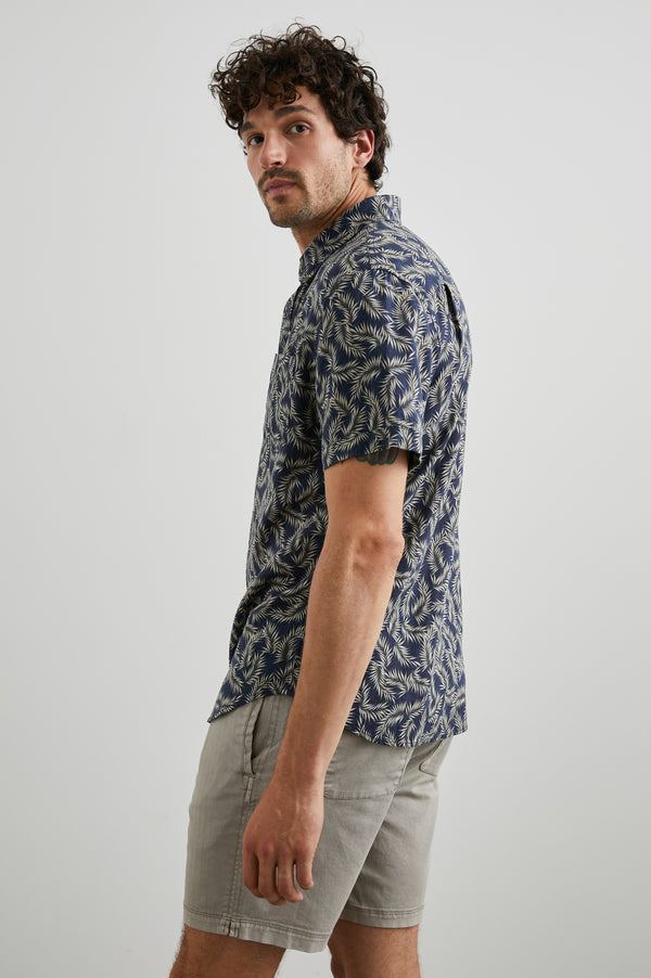 Rails Carson Shirt Palm Americano Navy