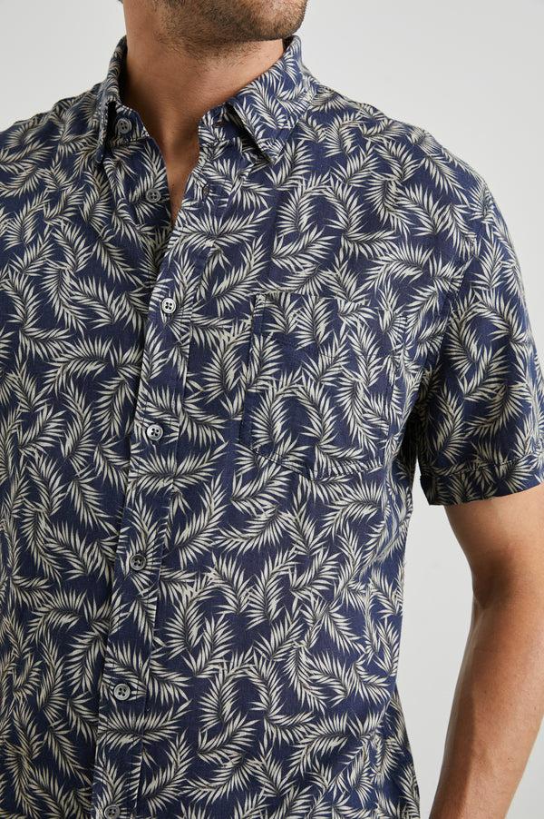 rails Carson shirt Palm Americano Navy