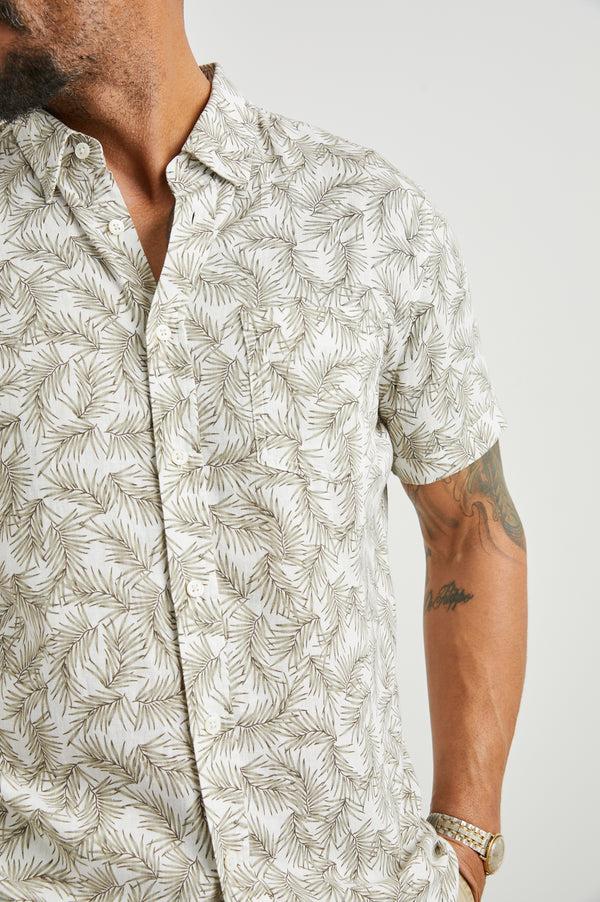 rails Carson shirt Palm Americano White
