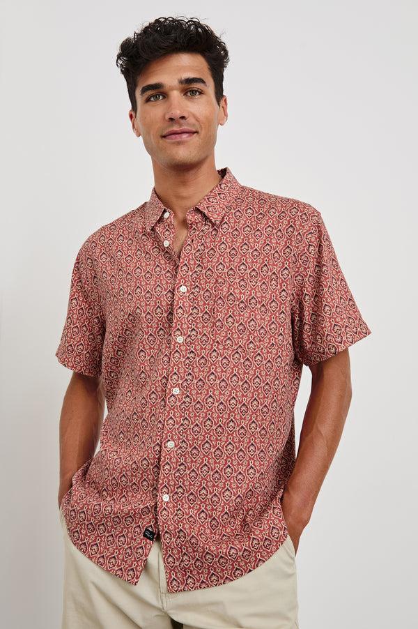 Rails Carson Shirt Pendant Batik Rose