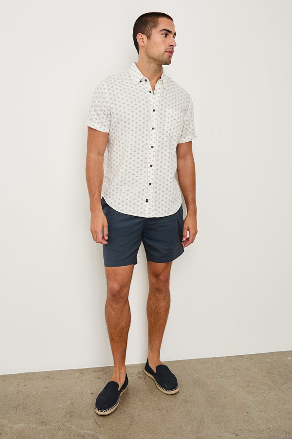 Rails Carson Shirt Small Batik White