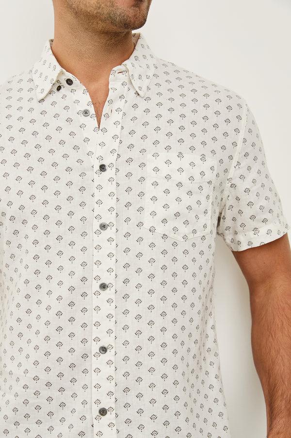 rails Carson shirt Small Batik White