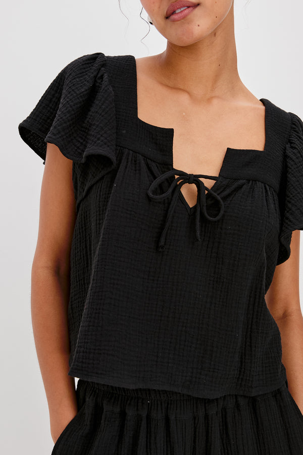 rails Casie top Black