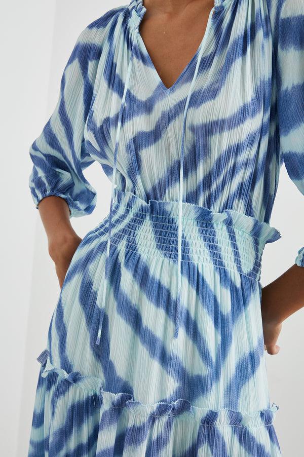 rails Caterine dress Blue Watercolor Stripes