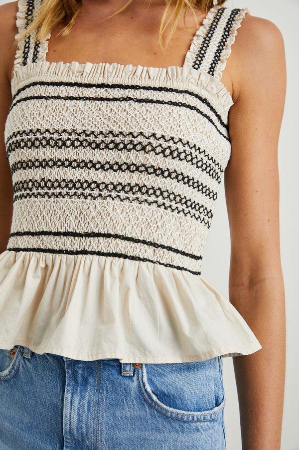 rails Cecily top Flax