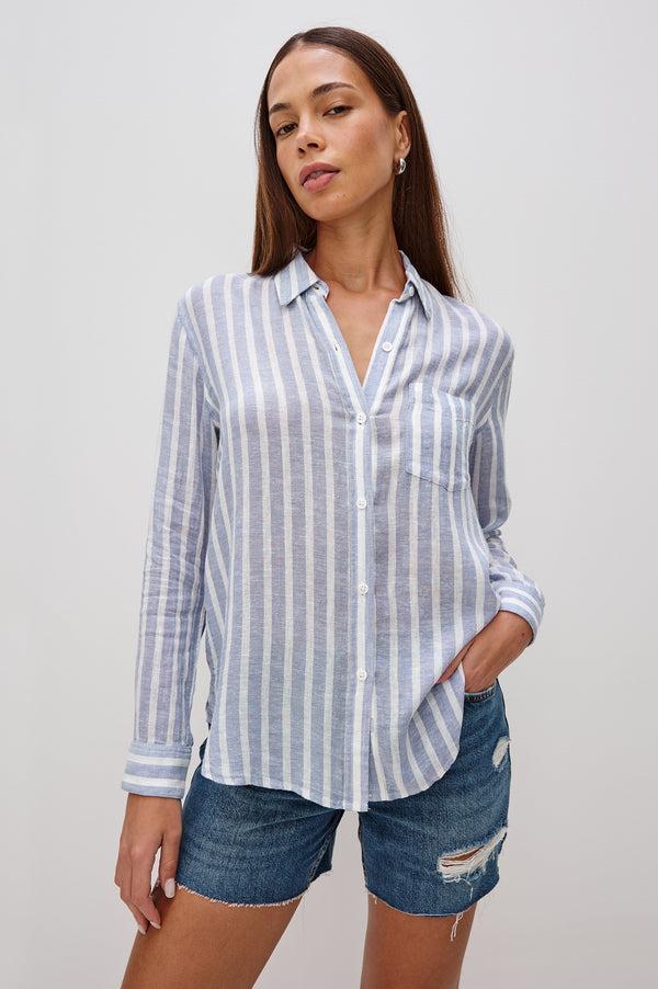 Rails Charli Shirt Rhone Stripe