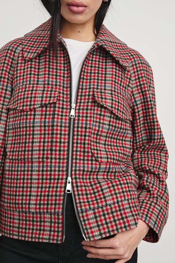 rails Cheyenne jacket Crimson Mini Check