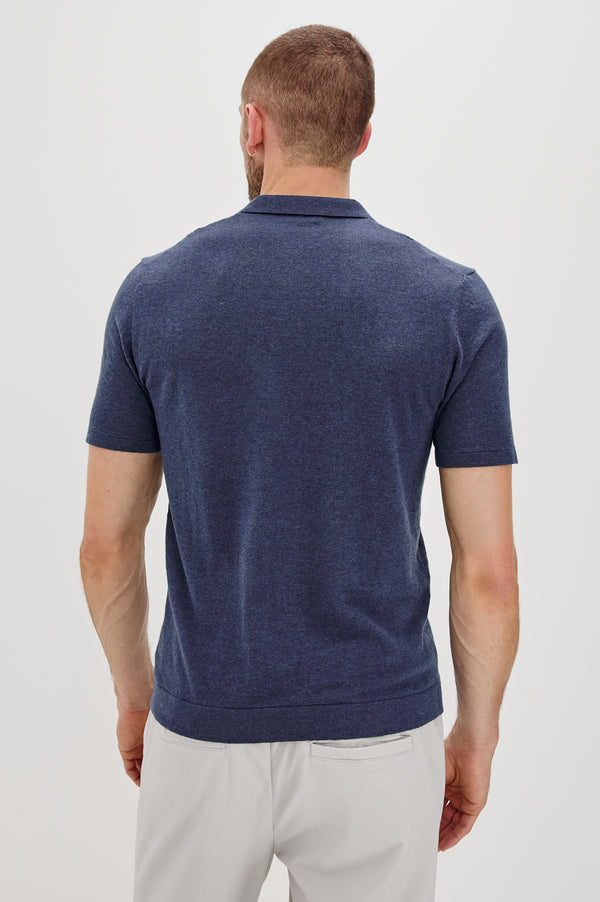 Rails Cillian Polo Shirt Indigo Denim