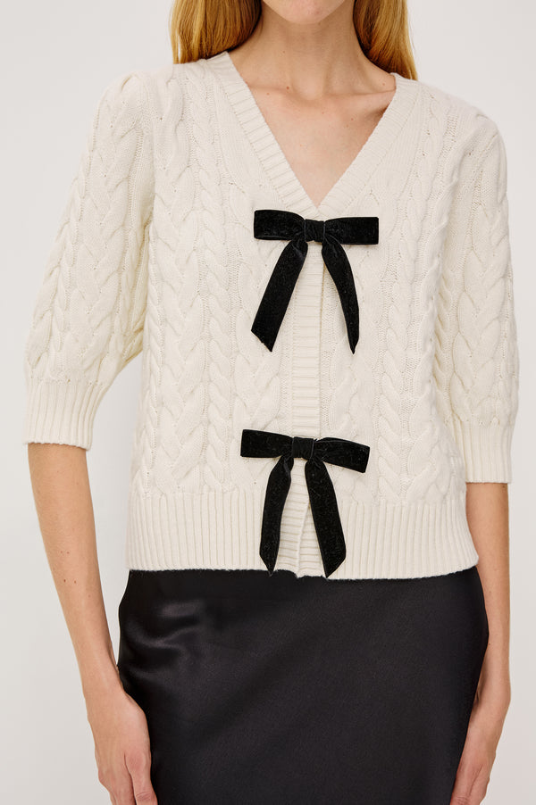 rails Clarissa sweater Ivory Cables