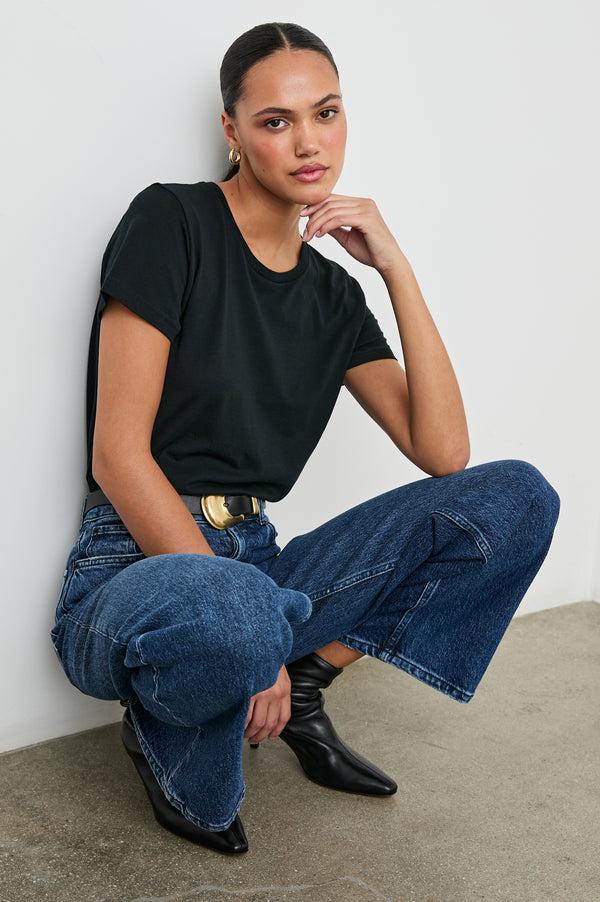 Rails Classic Crew Neck T-shirt Black