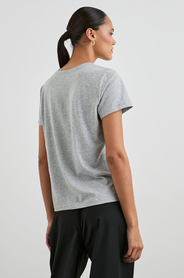 Rails Classic Crew Neck T-shirt Heather Grey