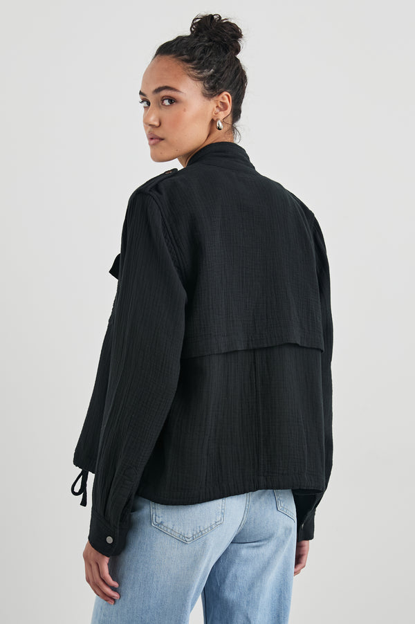 Rails Collins Jacket Gauze Black