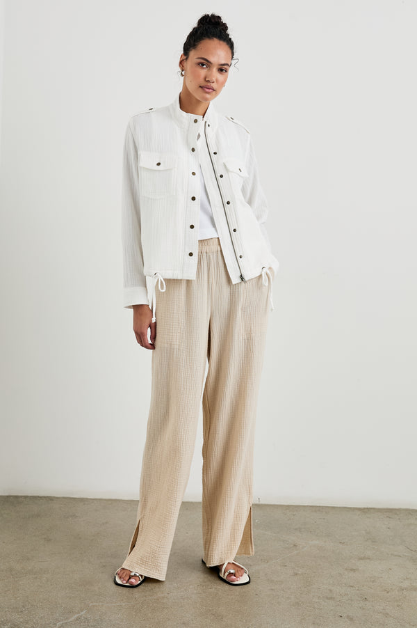 Rails Collins Jacket Gauze White