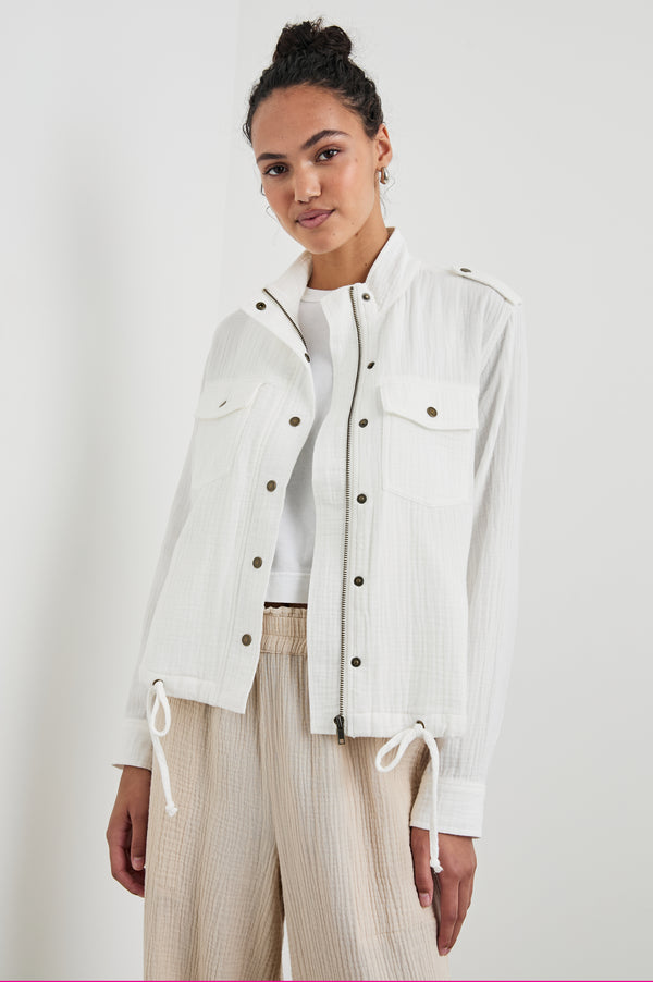 Rails Collins Jacket Gauze White