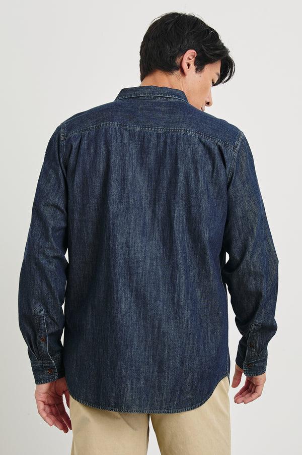 Rails Colton Shirt Dark Wash Indigo