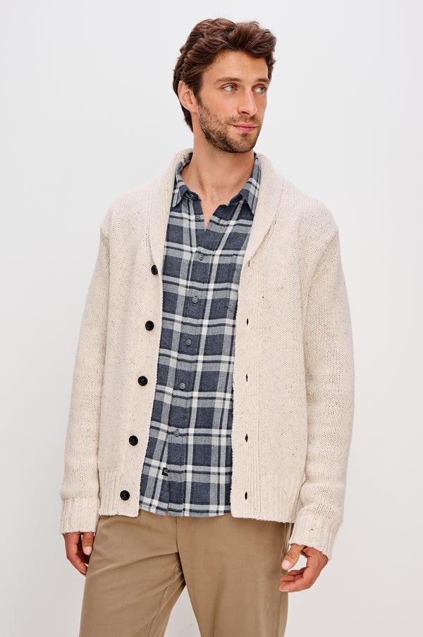 Rails Corden Cardigan Halite Speckle