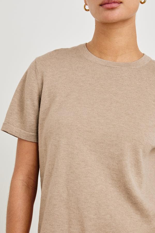 Rails Cotton Cashmere T-shirt Heather Oat