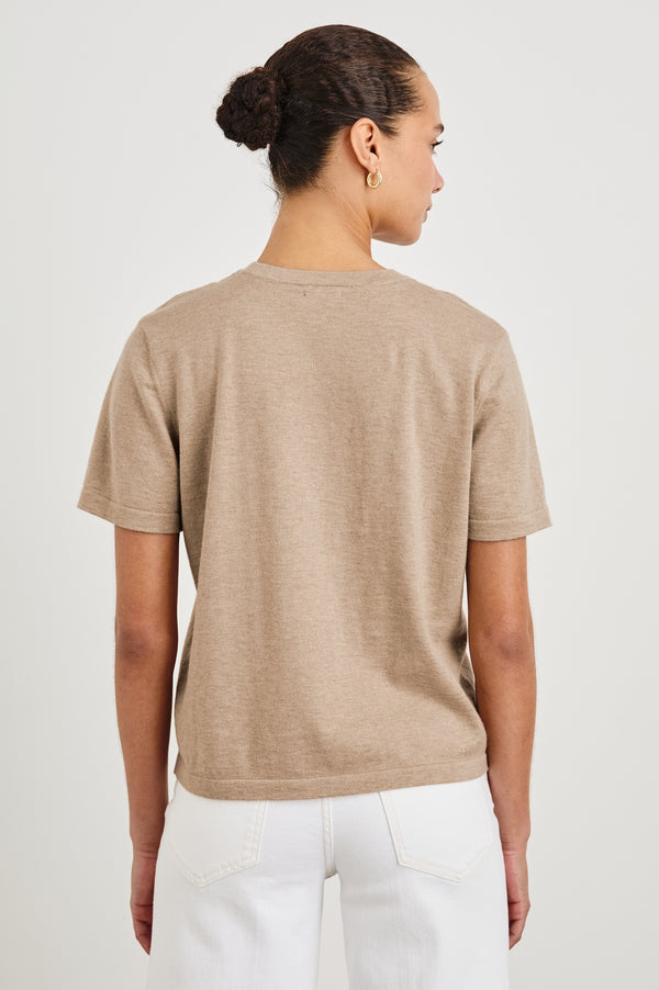 Rails Cotton Cashmere T-shirt Heather Oat
