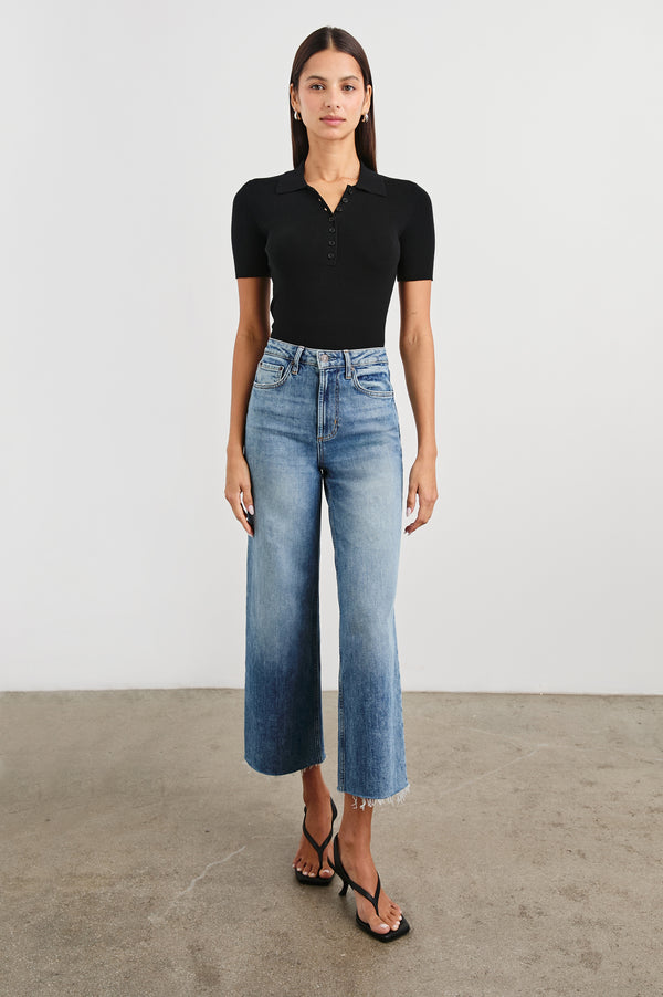 Rails Court Polo Shirt Black