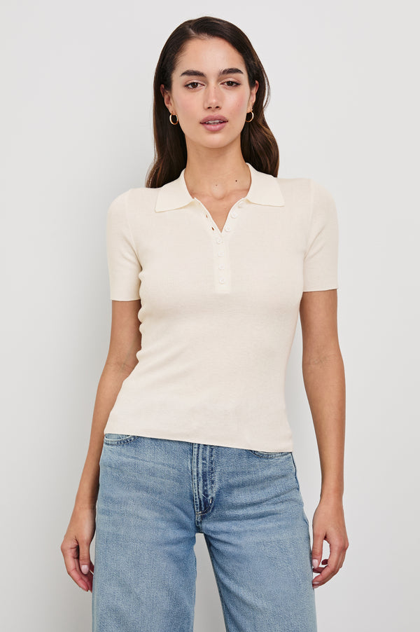 Rails Court Polo Shirt White