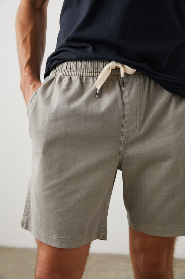 Rails Cruz Short Washed Grey