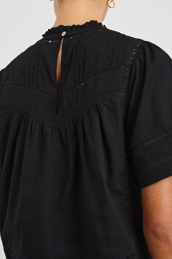 Rails Daisy Top Black