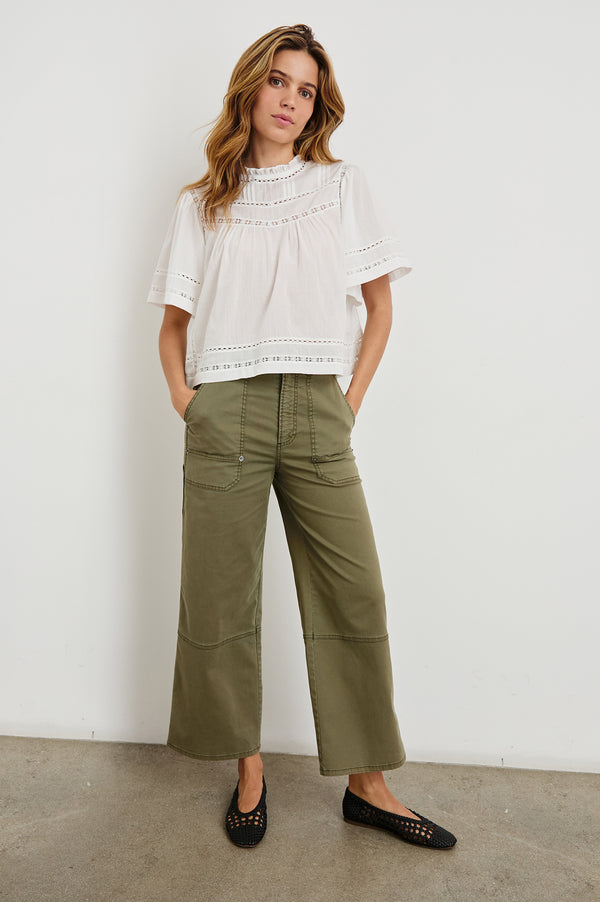 Rails Daisy Top White